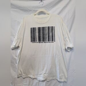 90s Vintage White Graphic T-Shirt